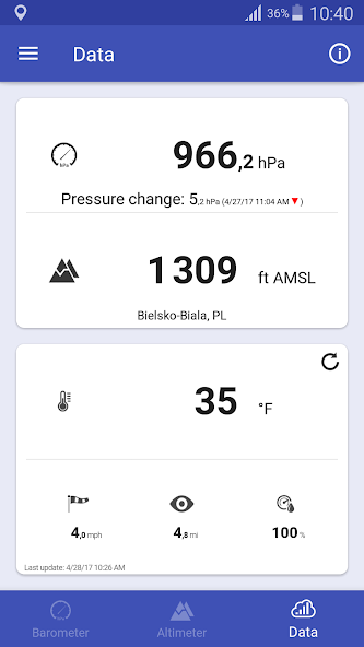 Barometer & Altimeter