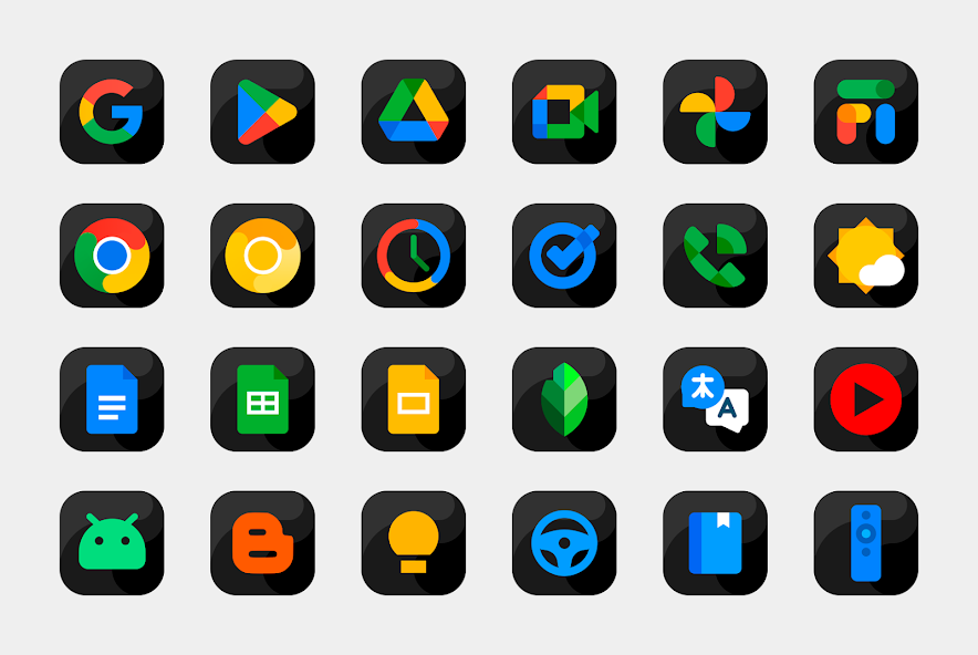 Bastis Black – Icon Pack