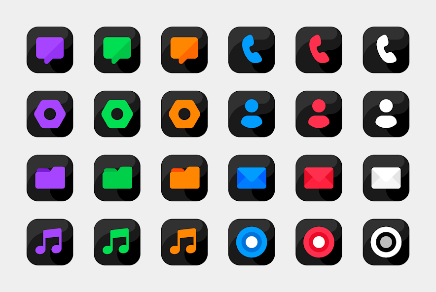 Bastis Black – Icon Pack