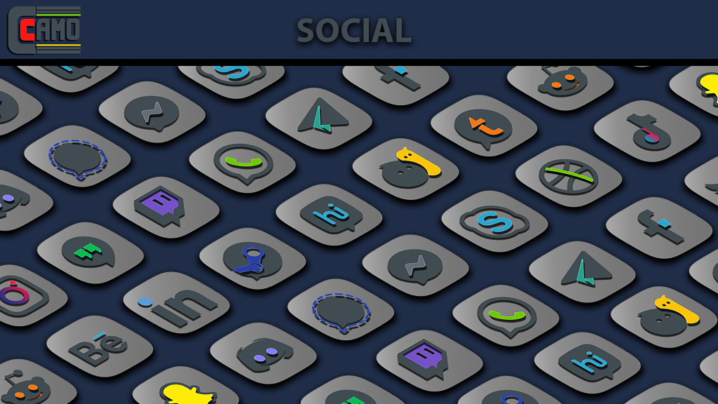 Camo Light Icon Pack