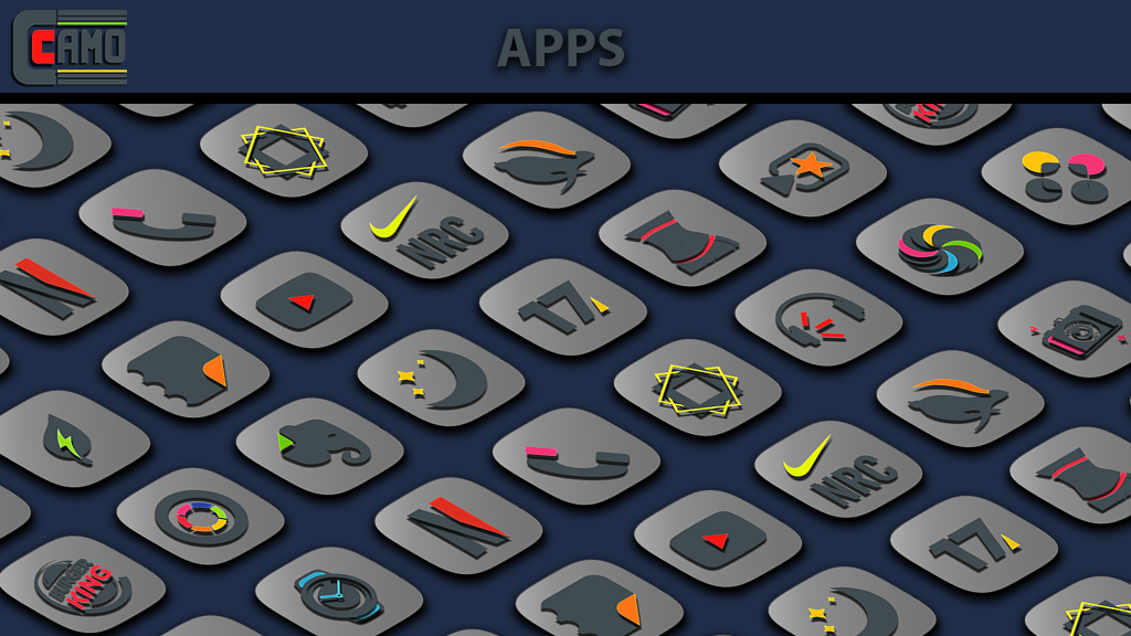 Camo Light Icon Pack