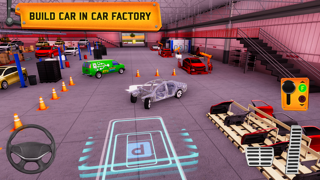 Car Factory Parking Simulator