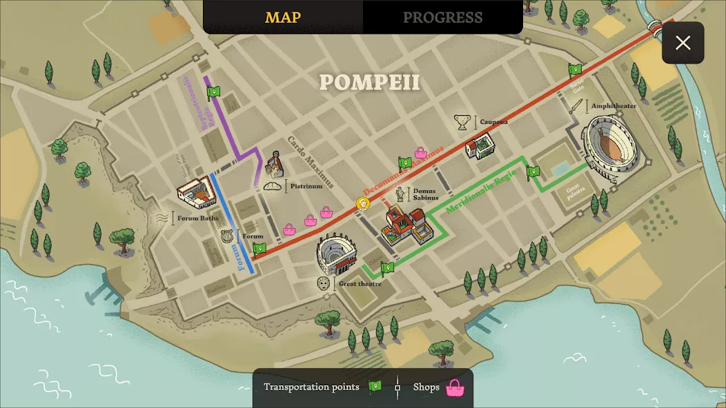 Danger in Pompeii