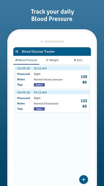 Diabetes Diary – Blood Glucose