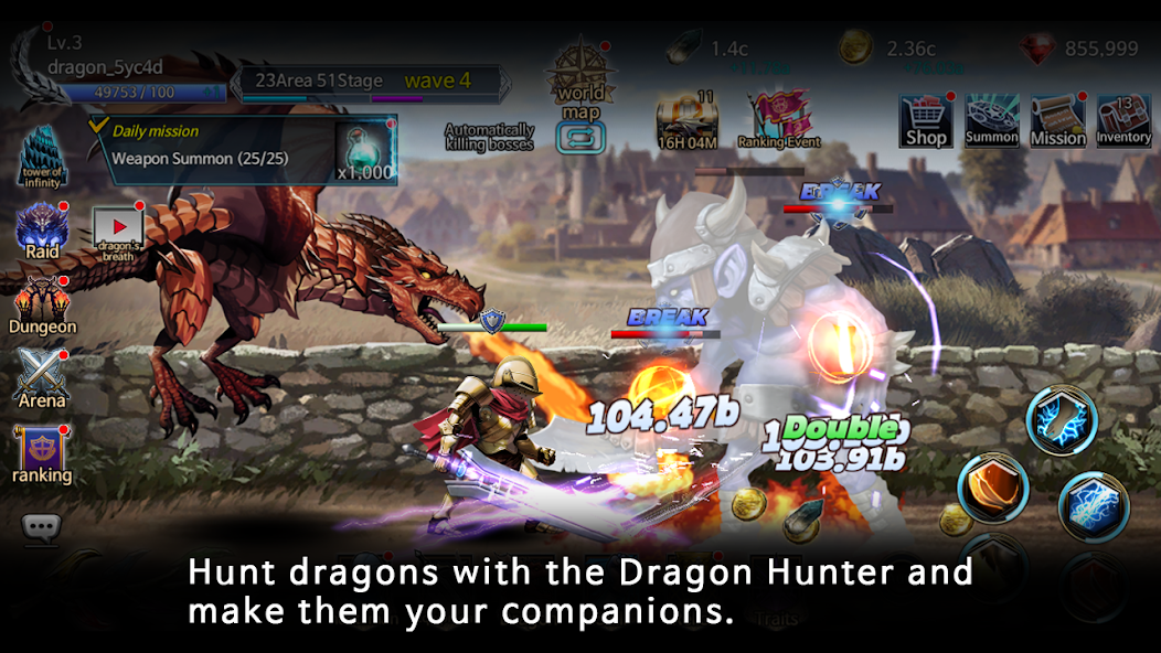 Dragon Hunter’s Tale: idle