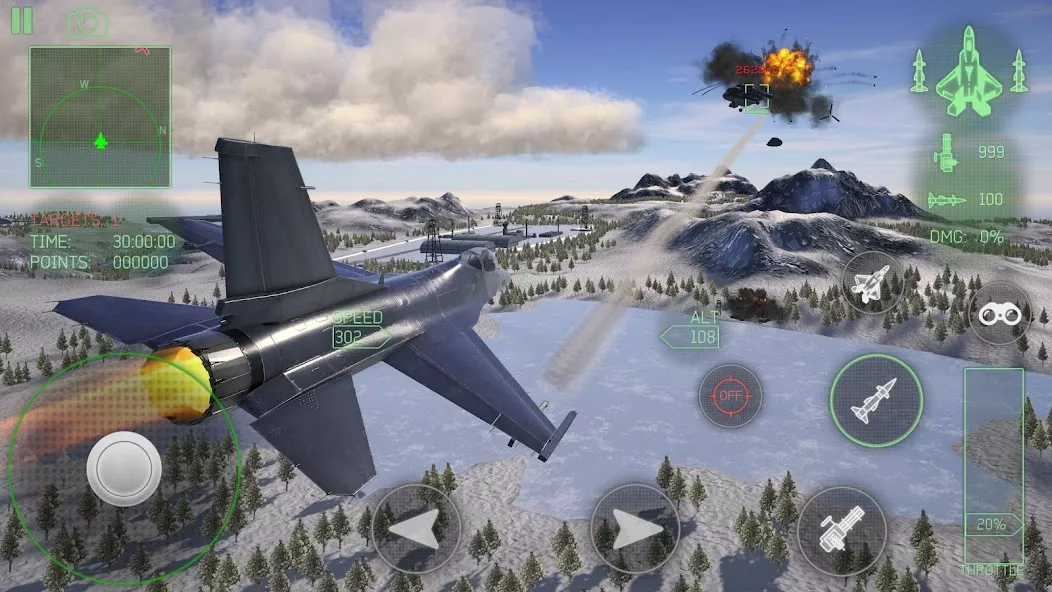 Fighter Jet Combat : Warzone — screenshot 1