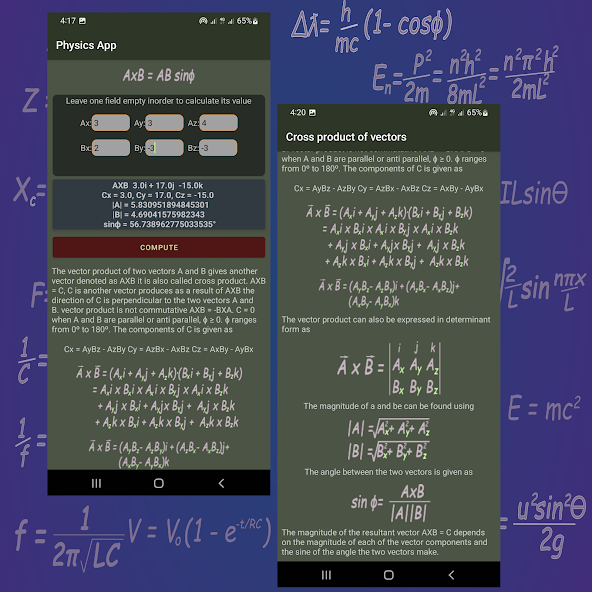 Fisika: calculator for physics