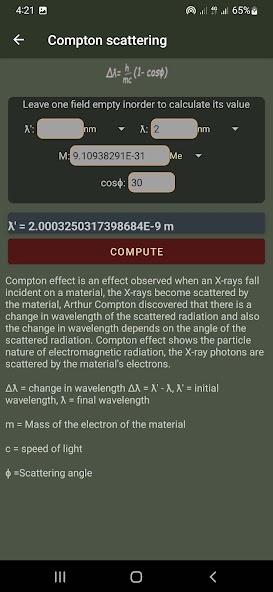 Fisika: calculator for physics