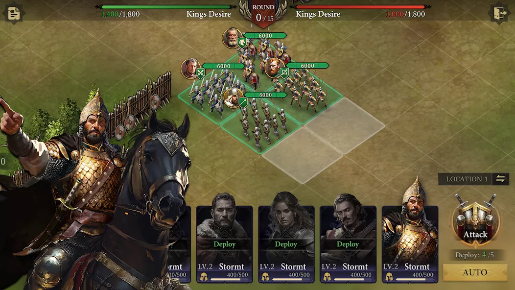 Grand War 4: Medieval Strategy — screenshot 1