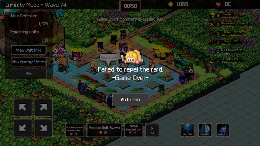 HERO 2048 – Merge Defense Game — screenshot 1