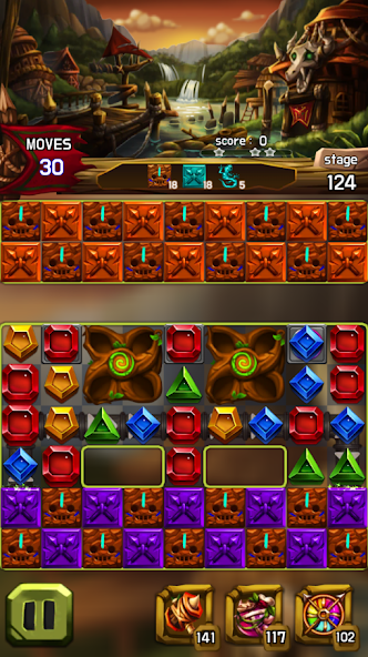 Jewel Amazon: Match 3 Puzzle