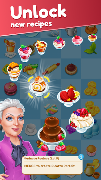 Joy Cafe: Tasty Merge Games