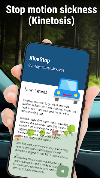 KineStop: Car sickness aid