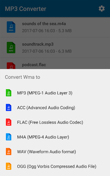 MP3 Converter music ogg flac