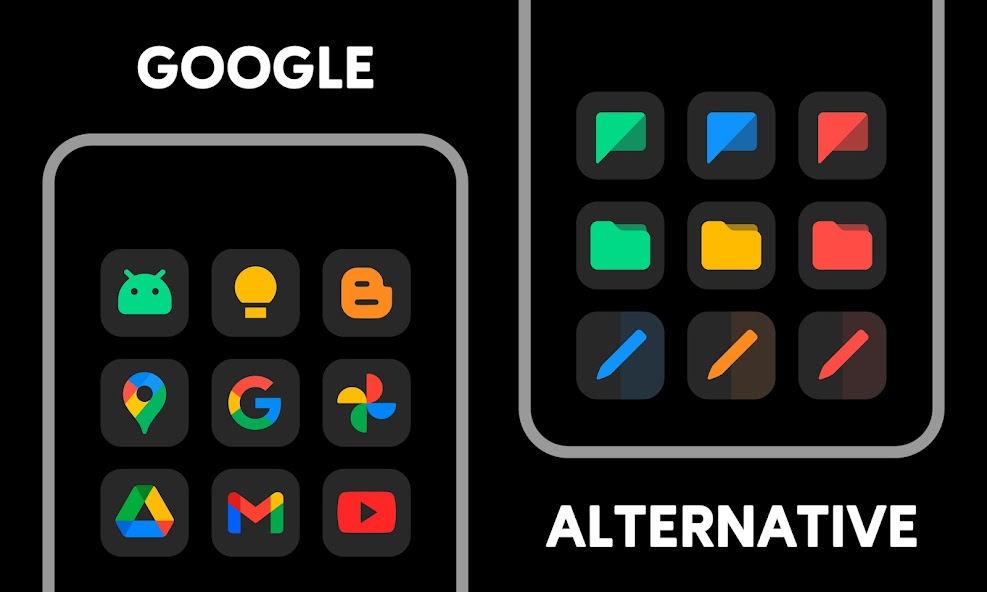 MiDark – Icon Pack