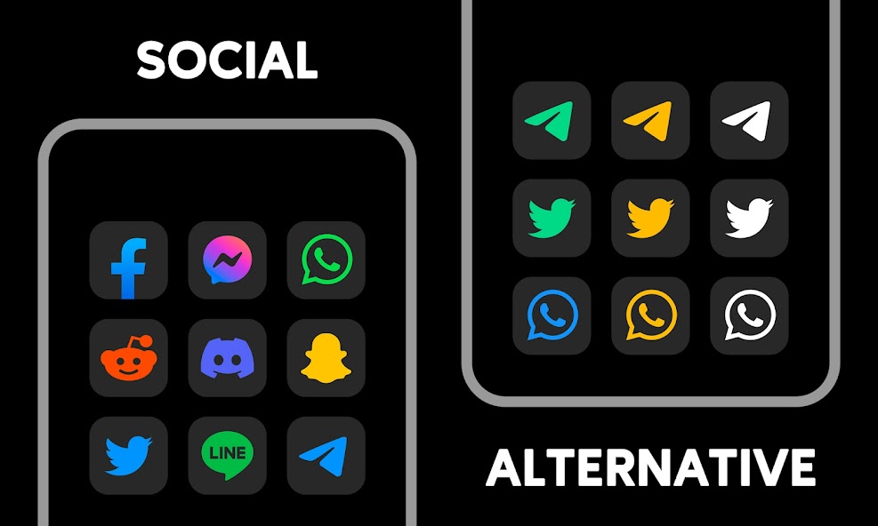 MiDark – Icon Pack