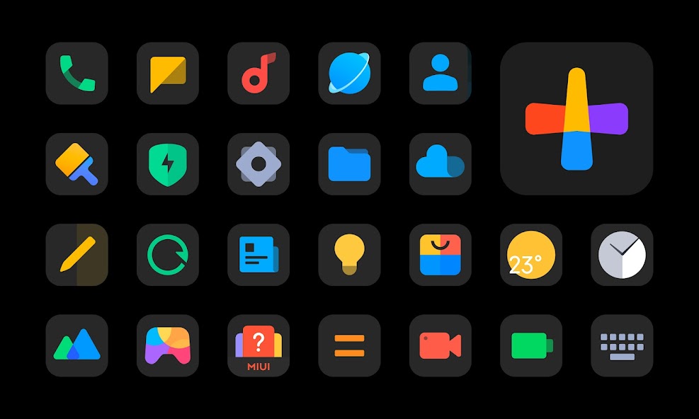 MiDark – Icon Pack