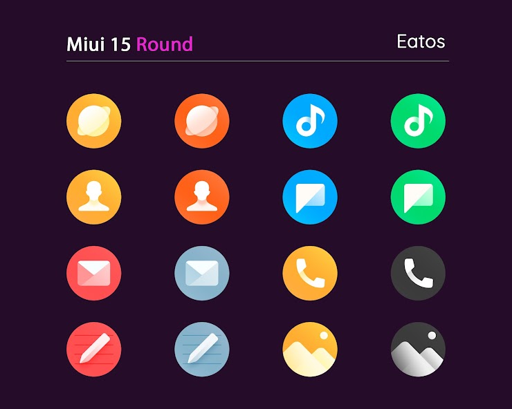 Miui 15 – Icon Pack (Round)