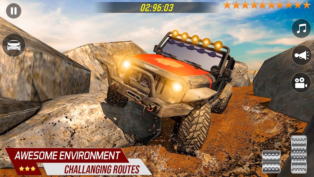 Offroad Jeep Driving Racing