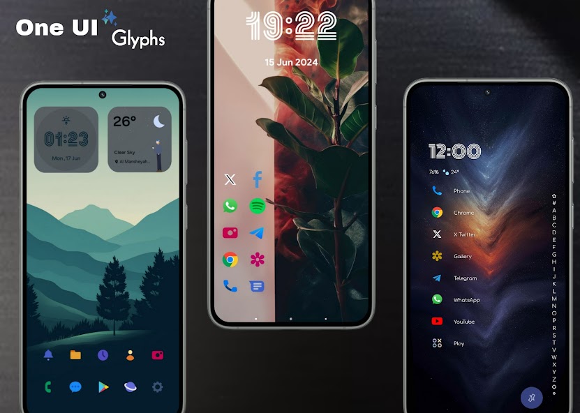 One UI Glyphs Icons