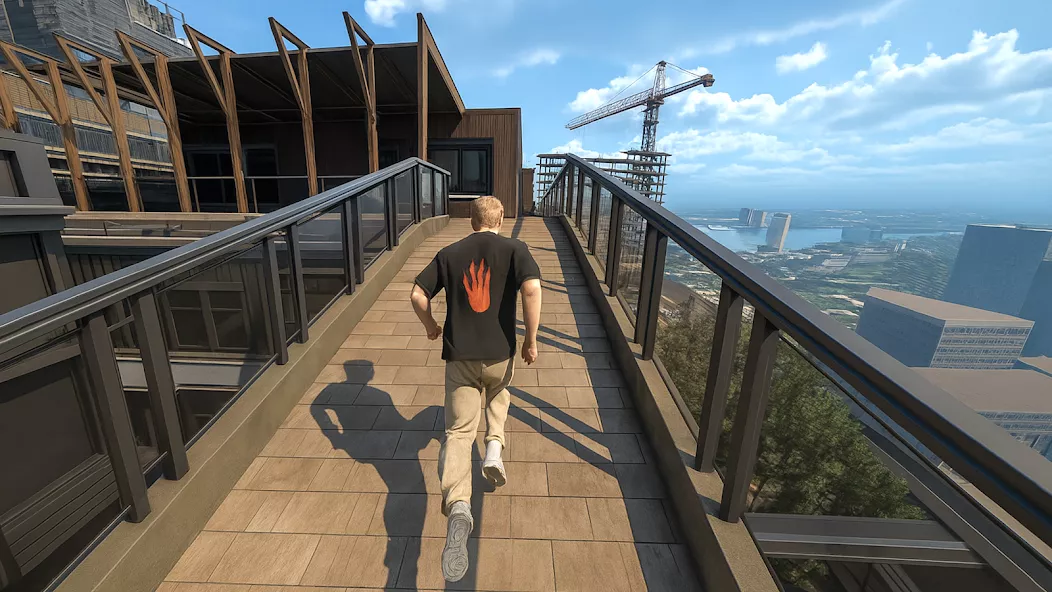 Only Going Up Parkour Rooftop