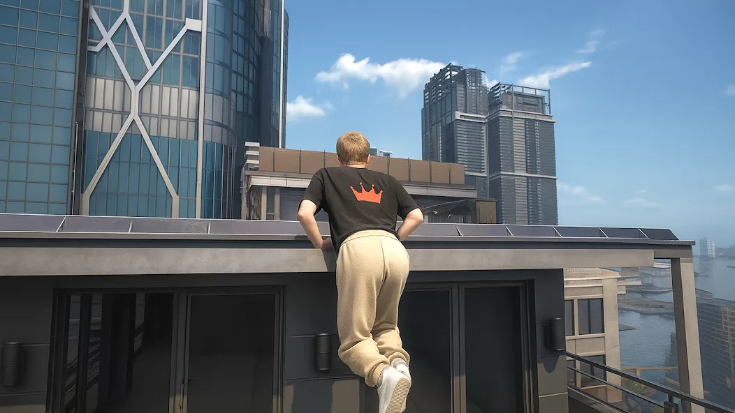 Only Going Up Parkour Rooftop