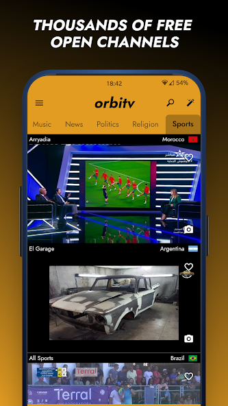 Orbitv USA & Worldwide open TV