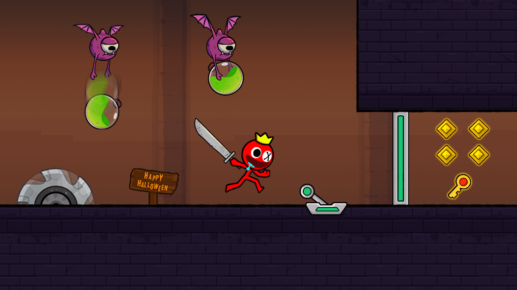 Red Stick Boy: Adventure Game