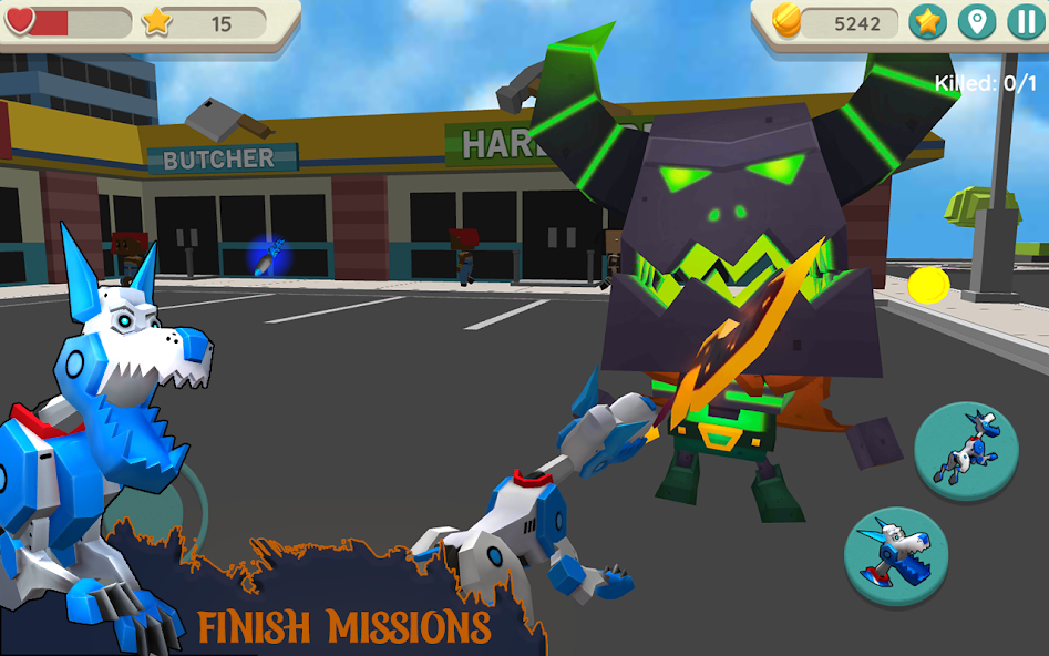 Robot Dog City Simulator