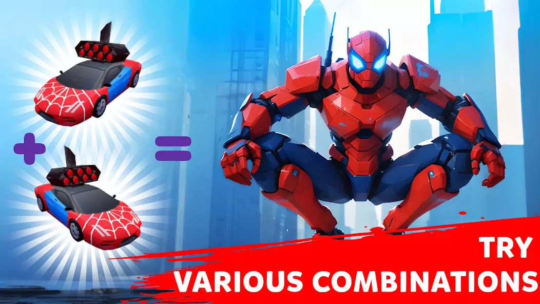 Robot Merge Master: Car Games — screenshot 1