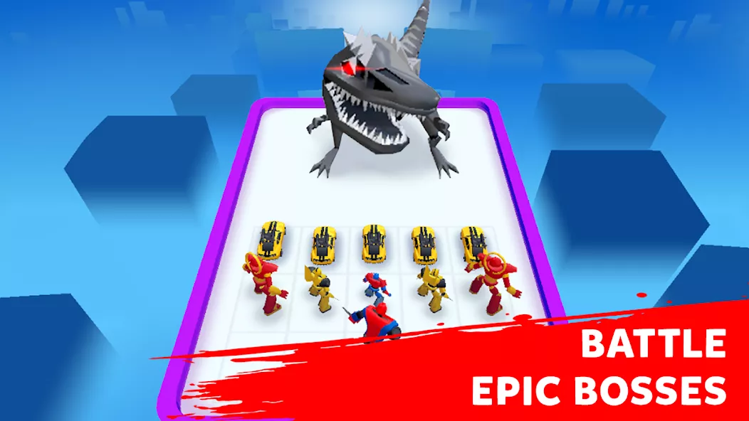 Robot Merge Master: Car Games — screenshot 1