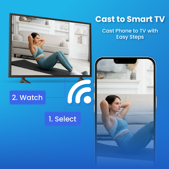 Screen Cast & Mirror-Smart TV