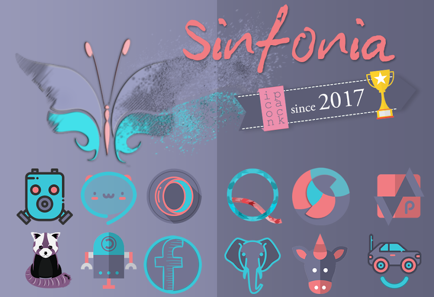 Sinfonia Icon Pack Pure design