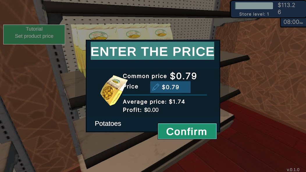 Supermarket Saler Simulator