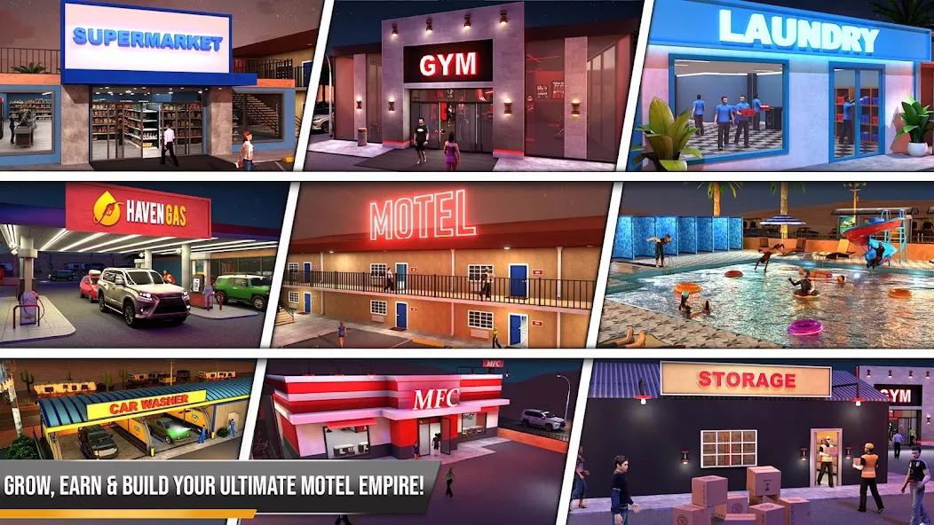 Supermarket & Motel Simulator