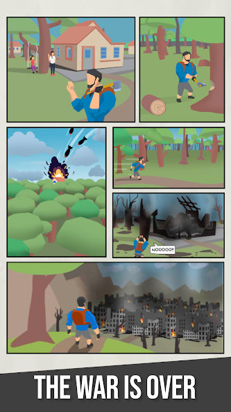 Survival after War. RPG idle