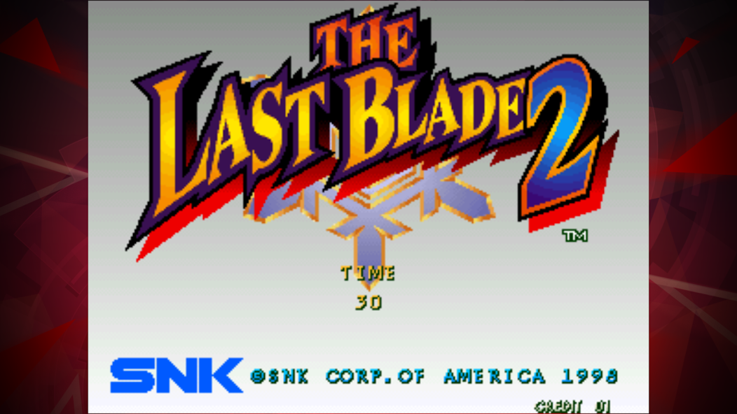 THE LAST BLADE 2 ACA NEOGEO