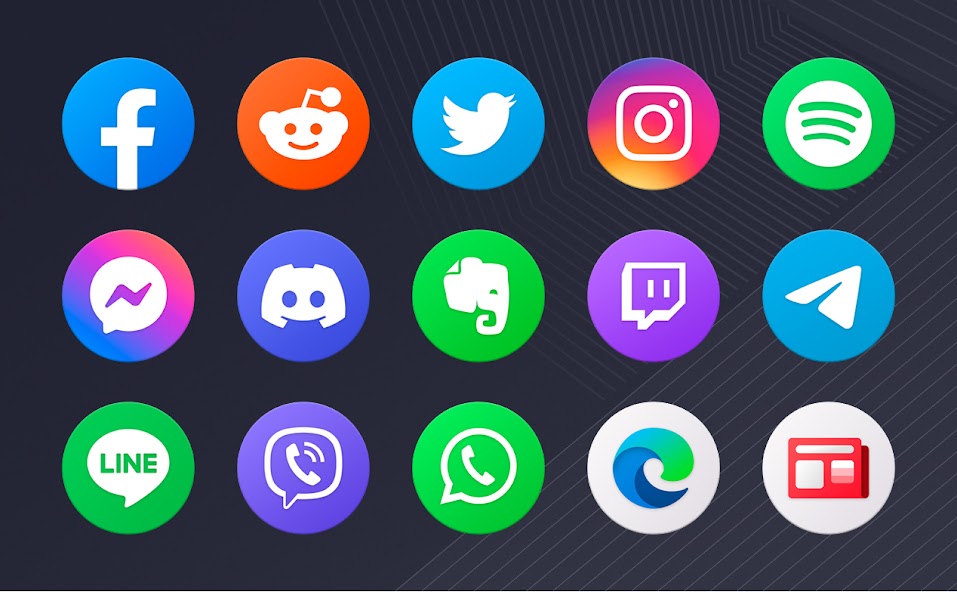 TouchWiz – Icon Pack (Round)