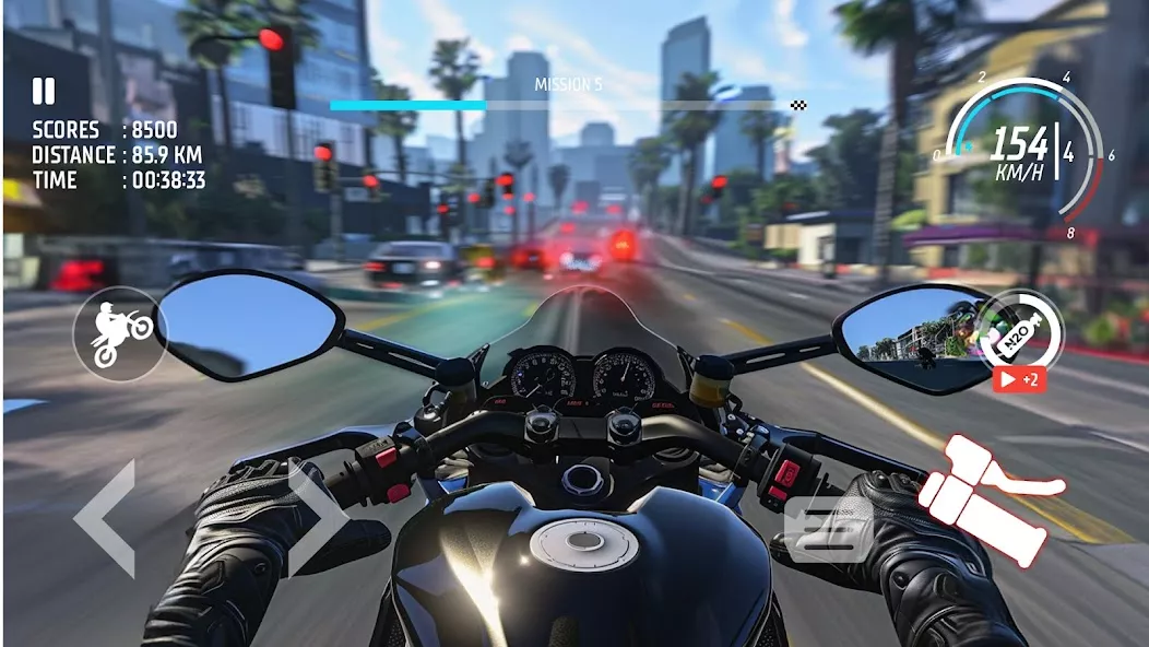 Traffic Bike: Driving City 3D