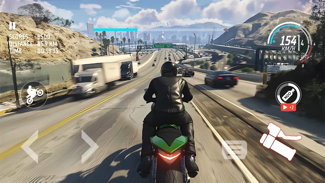 Traffic Bike: Driving City 3D