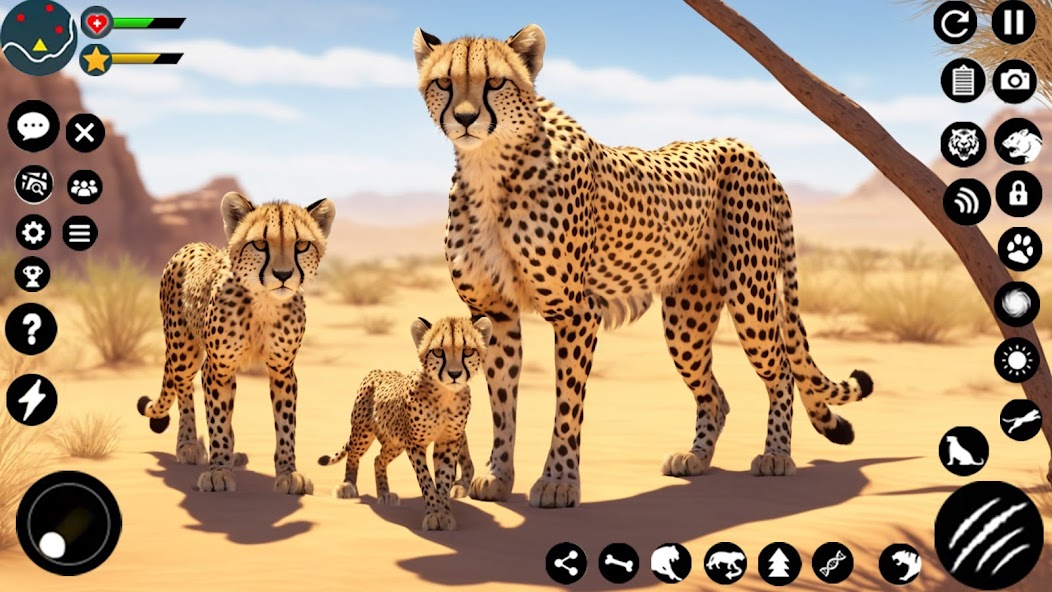 Wild Cheetah Family Simulator