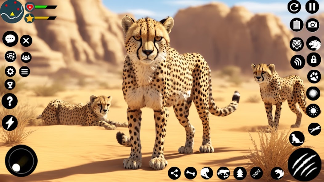 Wild Cheetah Family Simulator