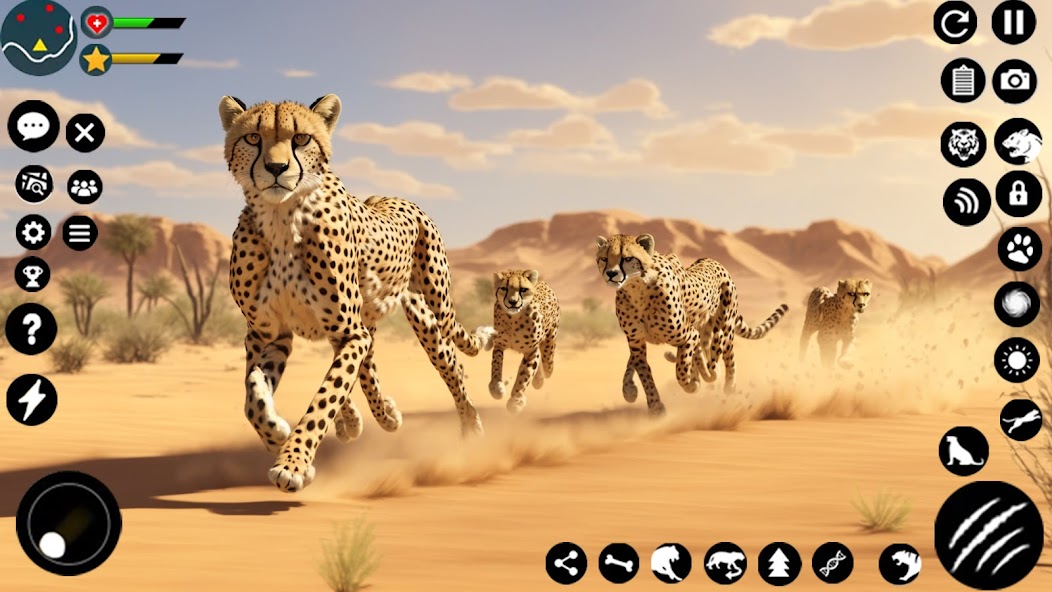 Wild Cheetah Family Simulator