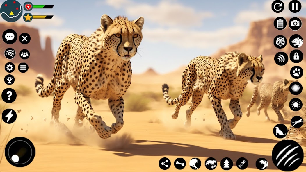 Wild Cheetah Family Simulator