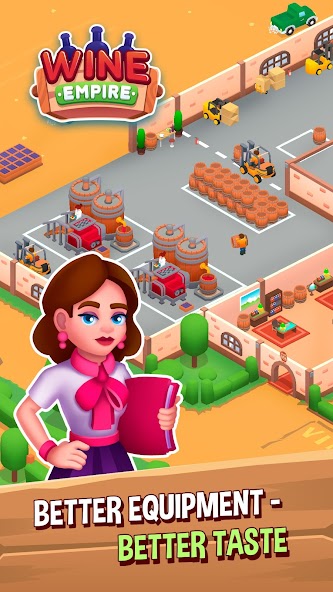 Wine Factory Idle Tycoon Game