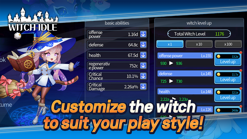 Witch Idle – 2000 Summonable