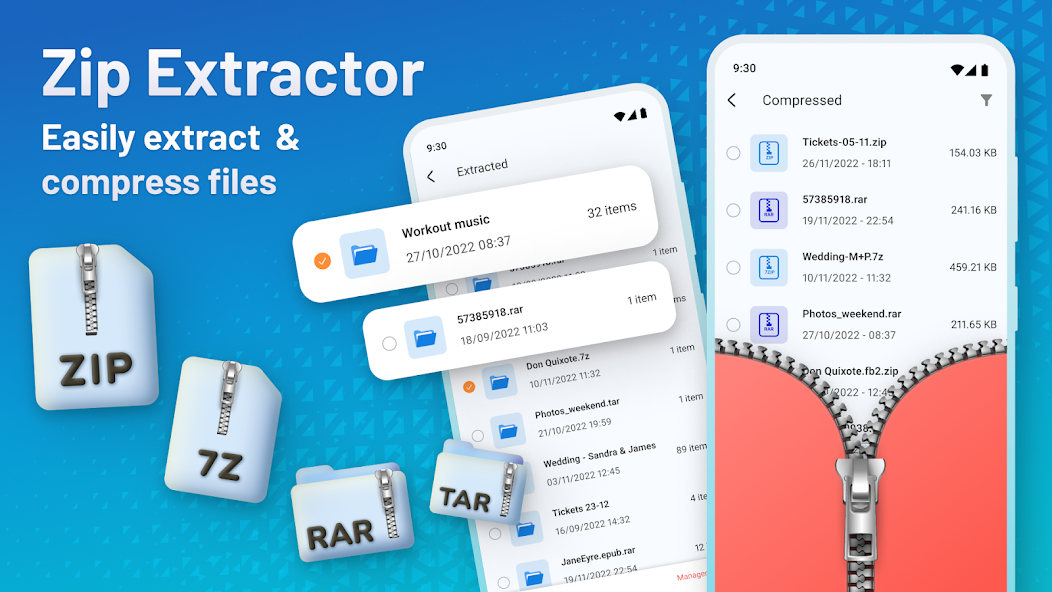 Zip Extractor – UnZIP & UnRAR