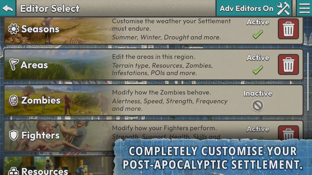 After Inc. Scenario Creator — screenshot 1