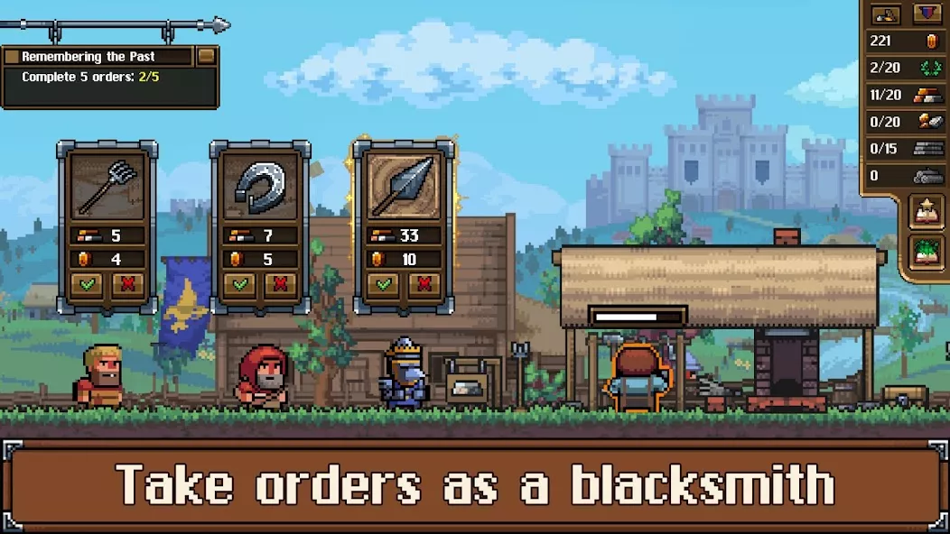 Anvil saga: forge simulator — screenshot 1