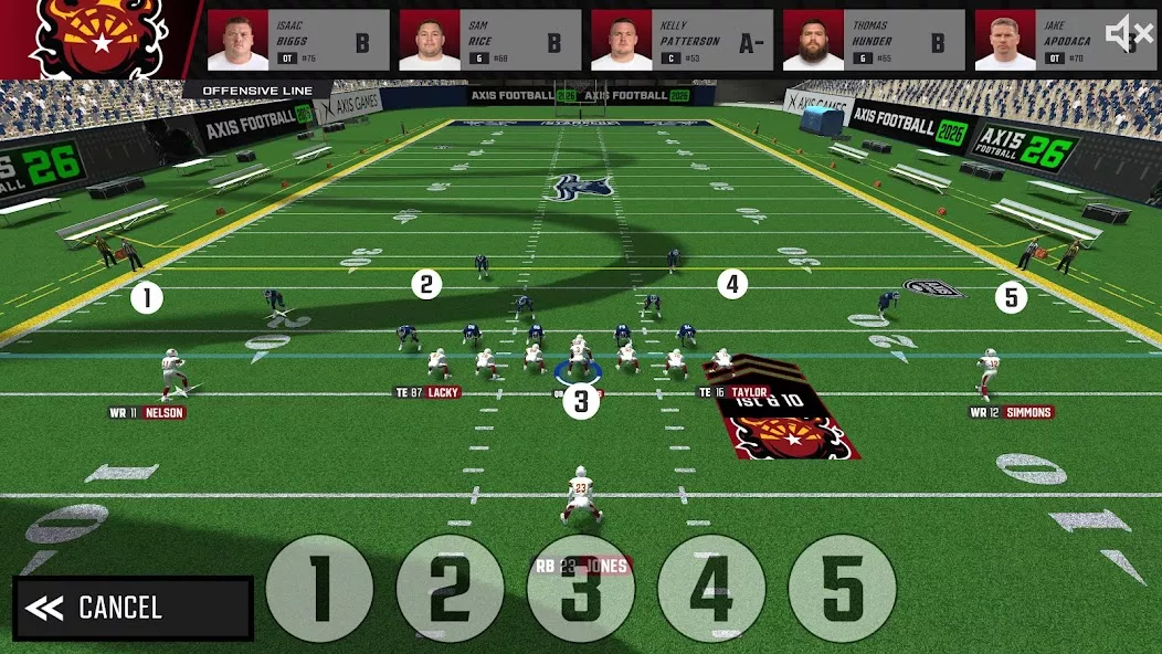 Axis Football Mobile — screenshot 1